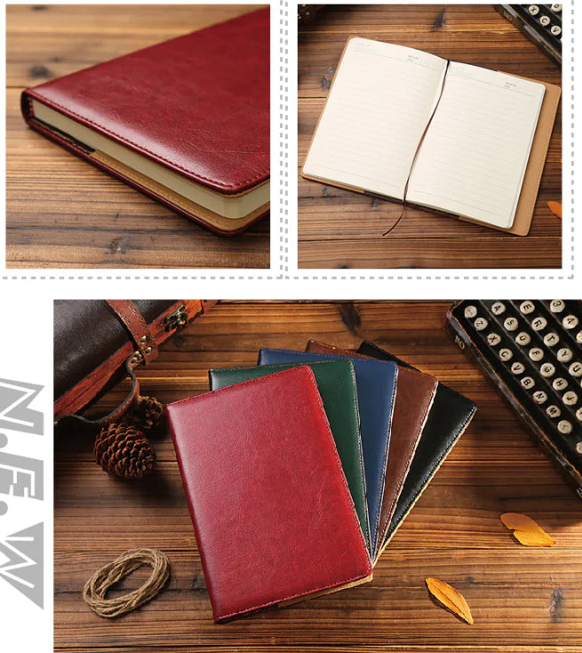 Custom Faux Leather Notebook & Diary Journal – Elegant & Functional