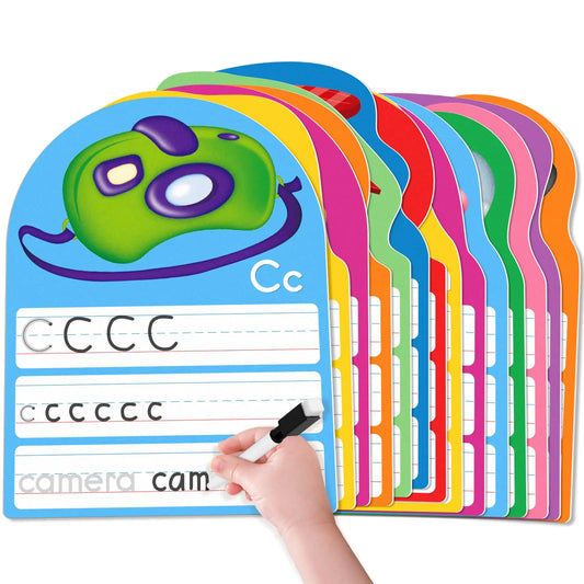 Alphabet Writing Practice Cards for Kindergarten&Grade1-3