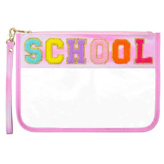 Zipper Pouch, Waterproof School bag for Women & Girls