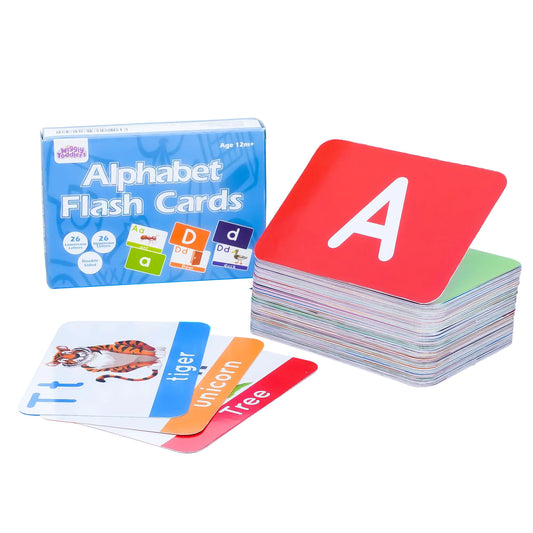 Large Alphabet ABC Flash Cards for Toddlers 2-4 Years