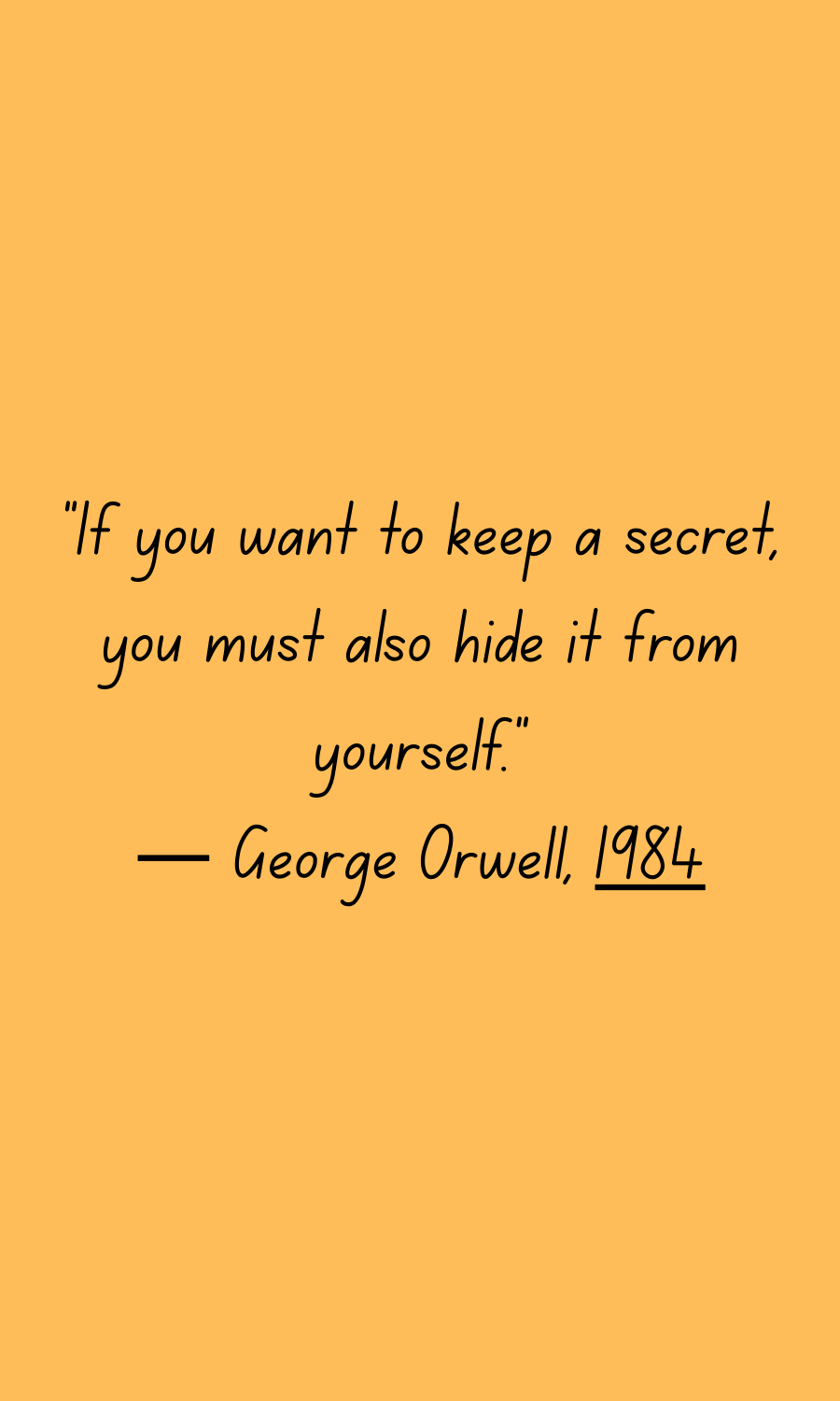 Library Bookmark 1984 by George Orwell