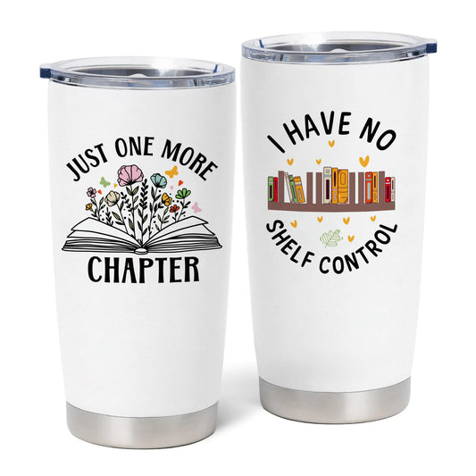 Book Lovers Gift – 20oz Stainless Steel Tumbler Set