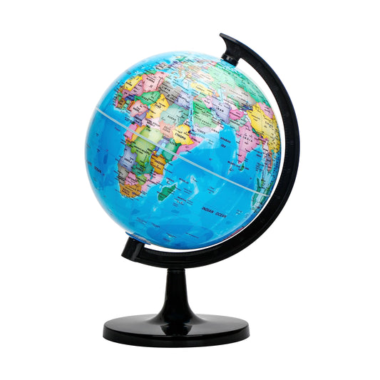 EXERZ 10" World Globe – Educational Self-Assembled Globe
