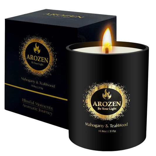 Mahogany Teakwood Scented Candle