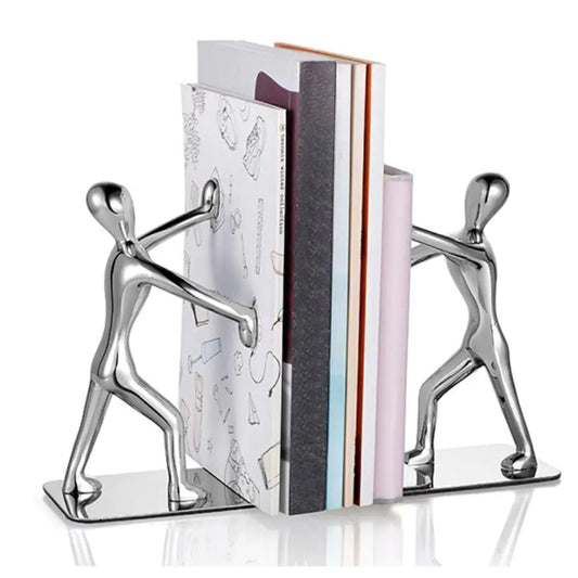 Creative Metal Bookends for Desk Decor and Organization LONG LEAD ITEM