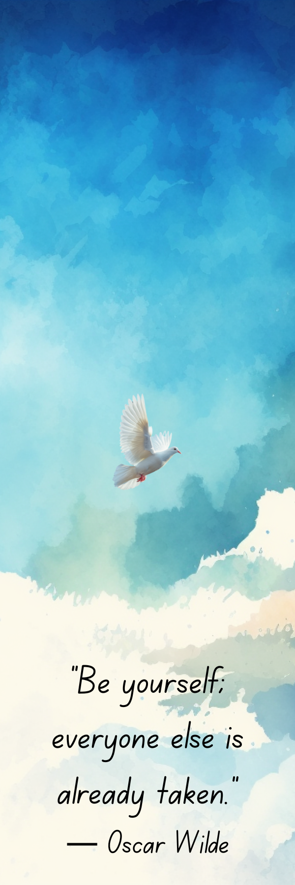 Bookmarks ~ 2" X 6" double sided pack of five; handmade