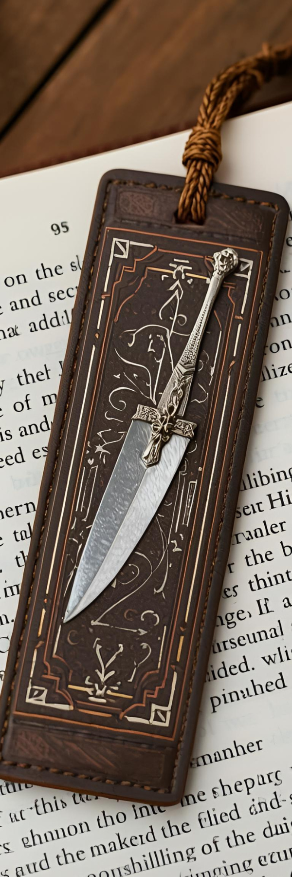 Bookmarks ~ 2" X 6" double sided pack of five; handmade