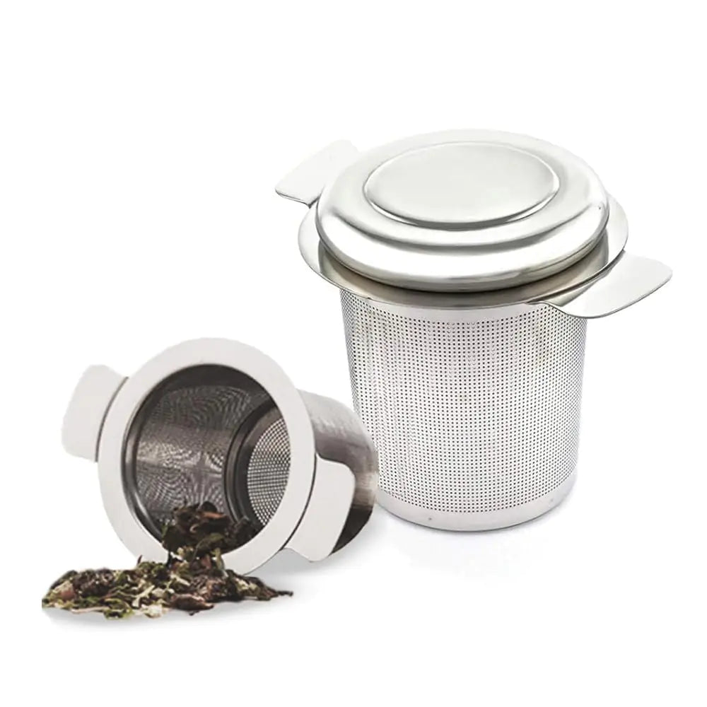 VAHDAM Classic Tea Infuser – Premium 18/8 Stainless Steel Loose Leaf Tea Steeper with Lid