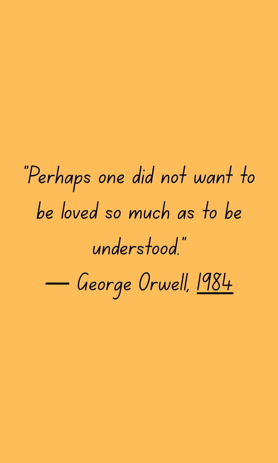 Library Bookmark 1984 by George Orwell