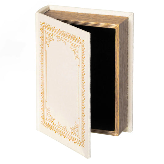 Antique Velvet Book Box – Hidden Storage with Vintage Charm
