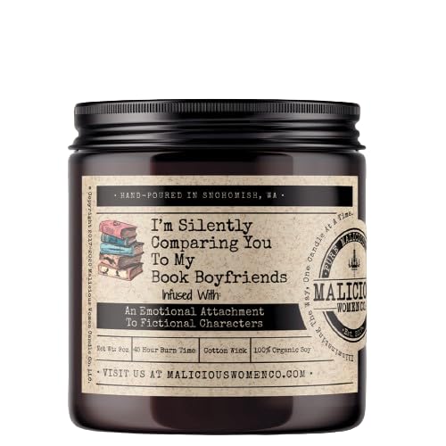 Malicious Women Candle Co. BookTok Books to Read Candle